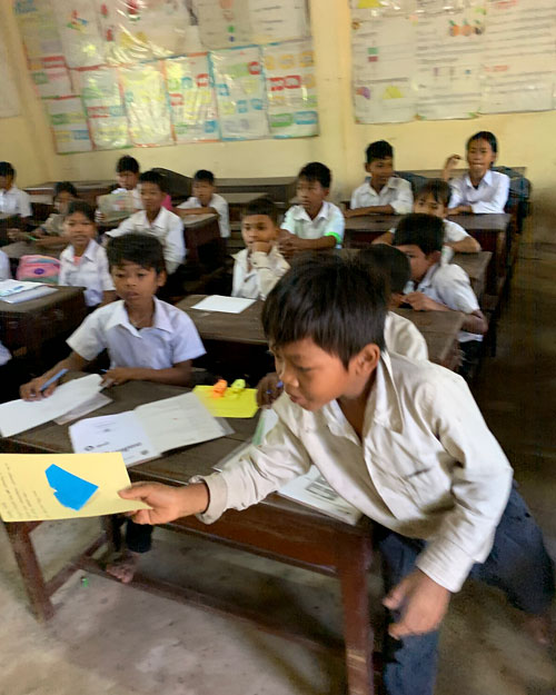 Grade 5 Students at Sandan Primary School