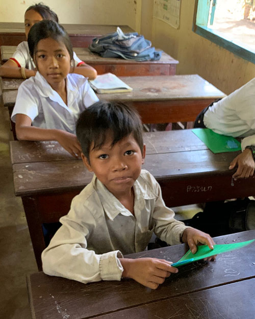 Grade 5 Students at Sandan Primary School